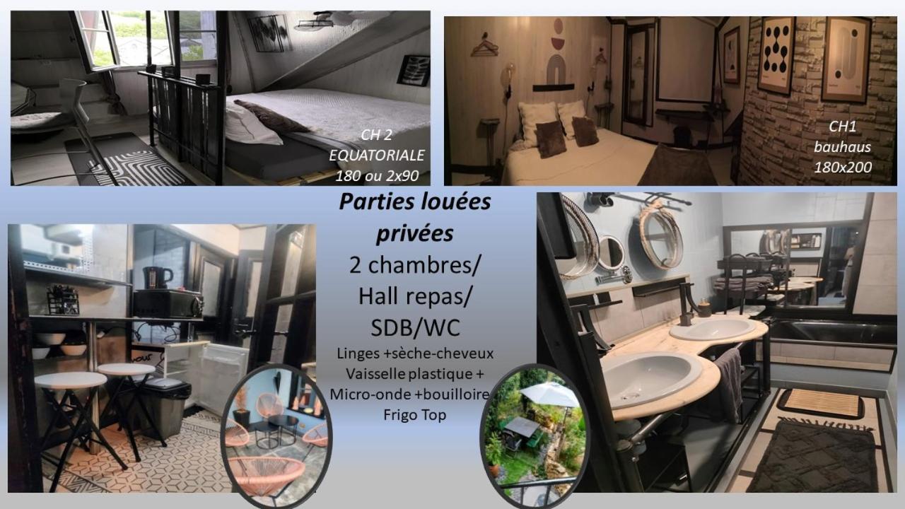 2Ch 4Pers Matelas M De Forme Kitchenette Sdb Wc Au Calme Cote Jardin Tulle Buitenkant foto